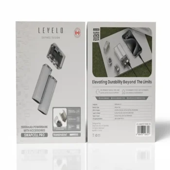 پاوربانک و شارژر همراه برند لولو  SwapCell Pro 15000mAh Powerbank؛ پاوربانک ماژولار با شارژ سریع و طراحی قابل تعویض