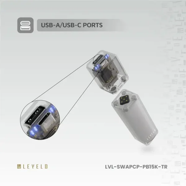 Levelo Aerion Portable 10000mAh Power Bank