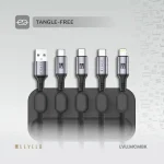 نگهدارنده و مدیریت کابل مغناطیسی برند لولو (Levelo) مدل Livia Detachable Magnetic Cable Management