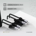 نگهدارنده و مدیریت کابل مغناطیسی برند لولو (Levelo) مدل Livia Detachable Magnetic Cable Management