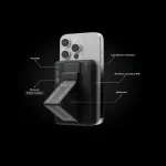 پاوربانک لولو مدل Seoul ظرفیت 5000 میلی آمپر ساعت سازگار با MagSafe با شارژ بی سیم و با سیم