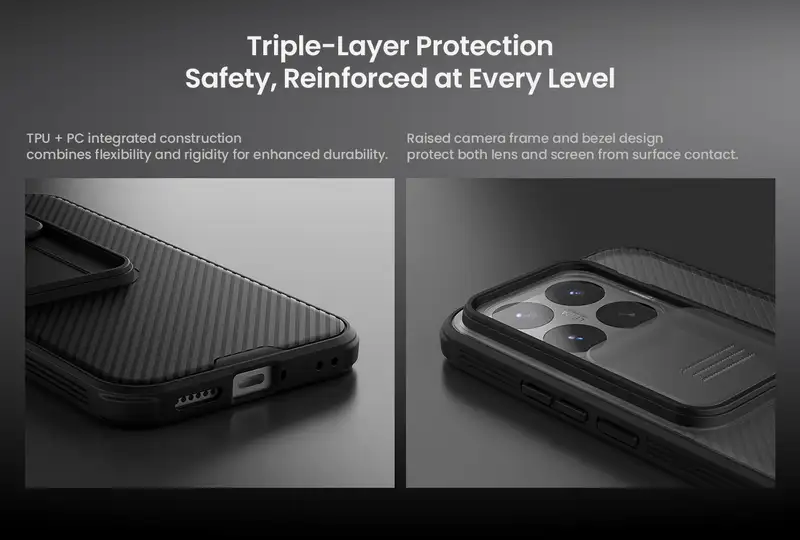 قاب نیلکین شیائومی Xiaomi 17T مدل CamShield Pro با محافظ دوربین