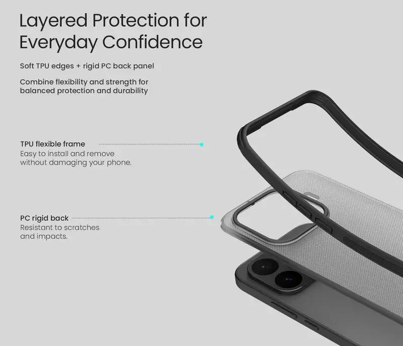 قاب نیلکین شیائومی Xiaomi 17T Pro مدل Super Frosted Shield Pro