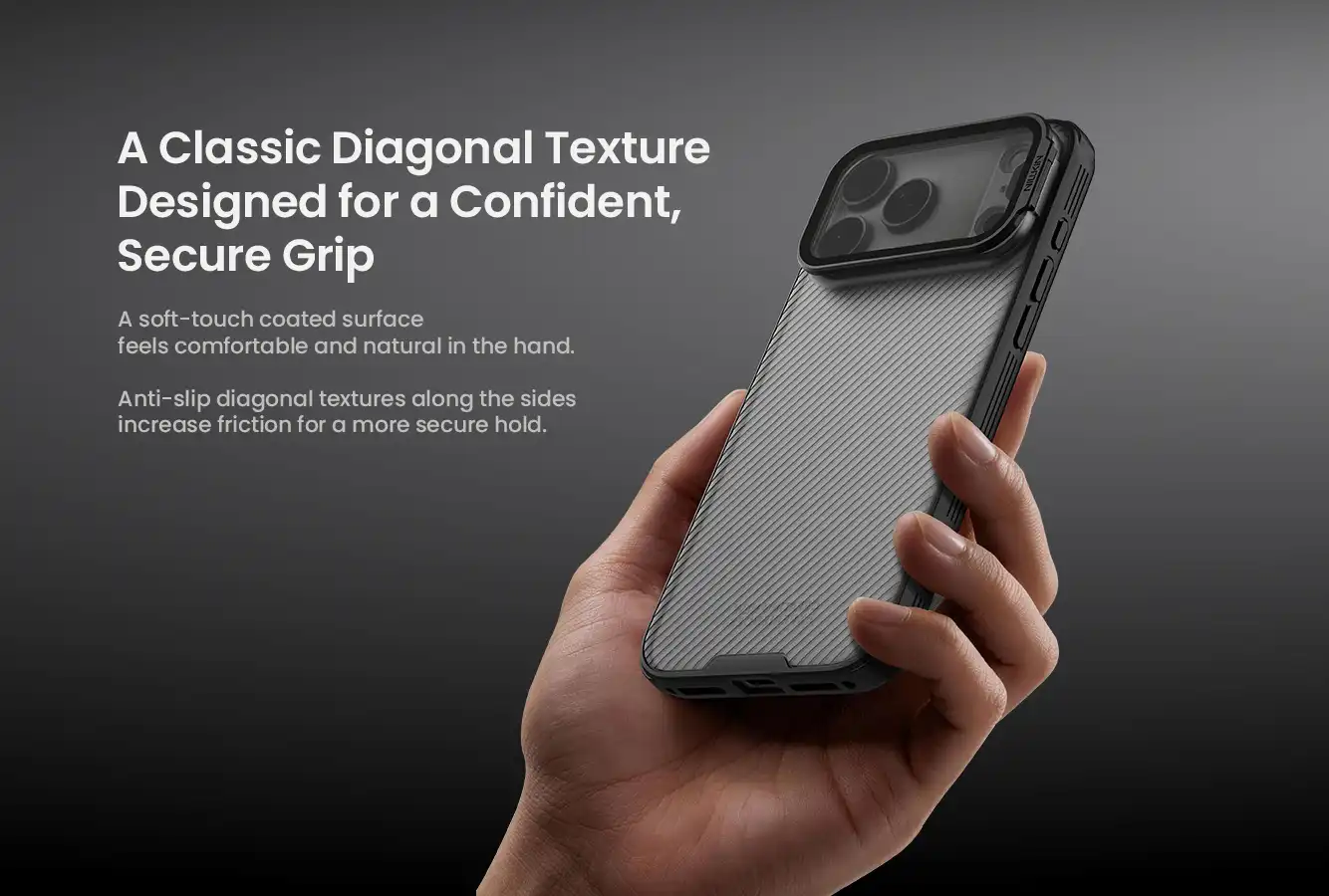 قاب نیلکین آیفون iPhone 18 Pro Max مدل CamShield Prop Lens Guard