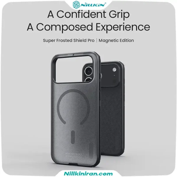 قاب نیلکین آیفون iPhone 18 Pro Max مدل Super Frosted Shield Pro Magnetic