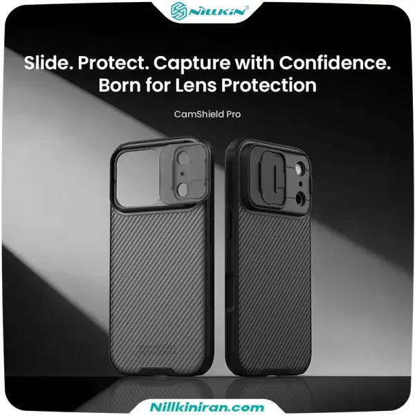 قاب نیلکین آیفون iPhone 18 Pro مدل CamShield Pro