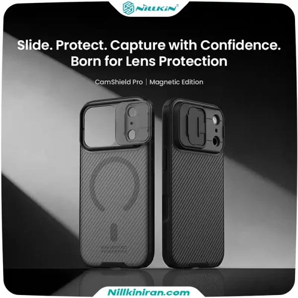 قاب نیلکین آیفون iPhone 18 Pro مدل CamShield Pro Magnetic
