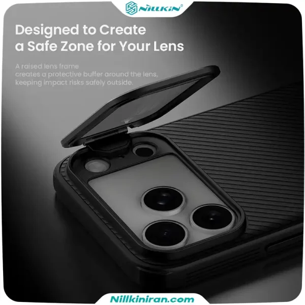 قاب نیلکین آیفون iPhone 18 Pro Max مدل CamShield Prop Lens Guard