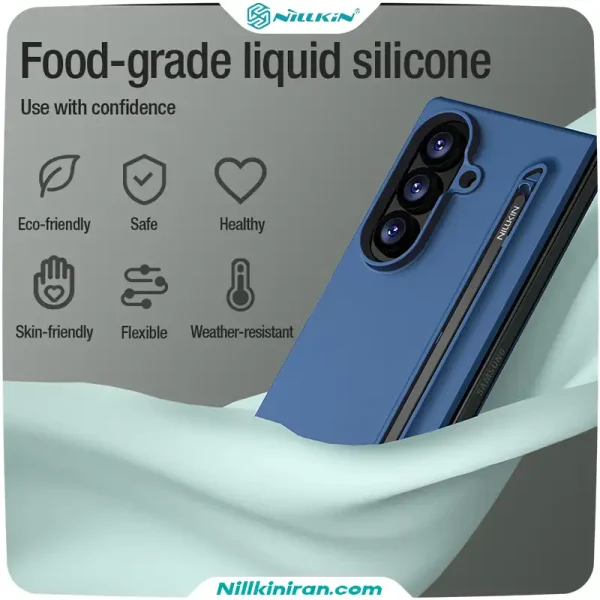 قاب نیلکین سامسونگ Samsung Galaxy Z Fold 8 Ultra مدل Flex Pure Fold S-Pen Version با قلم