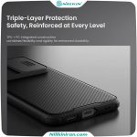 قاب نیلکین سامسونگ Samsung Galaxy S26 FE مدل CamShield Pro با محافظ دوربین