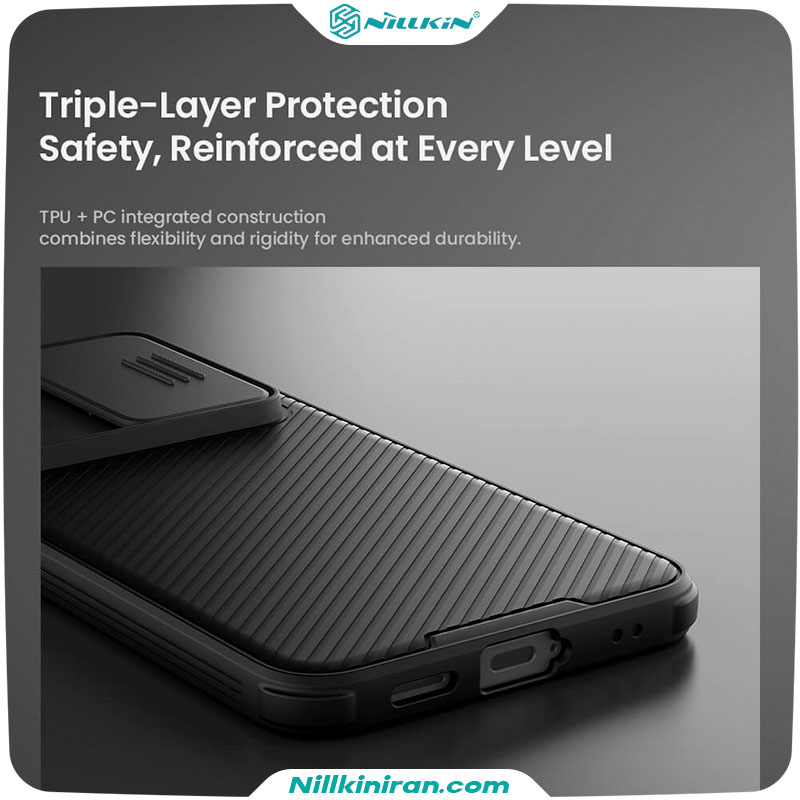 قاب نیلکین سامسونگ Samsung Galaxy S26 FE مدل CamShield Pro با محافظ دوربین