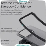 قاب نیلکین شیائومی Xiaomi 17T مدل Super Frosted Shield Pro