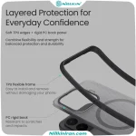 قاب نیلکین شیائومی Xiaomi 17T Pro مدل Super Frosted Shield Pro Magnetic