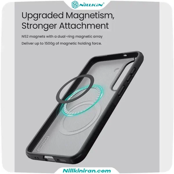 قاب نیلکین سامسونگ Samsung S26 FE مدل Super Frosted Shield Pro Magnetic