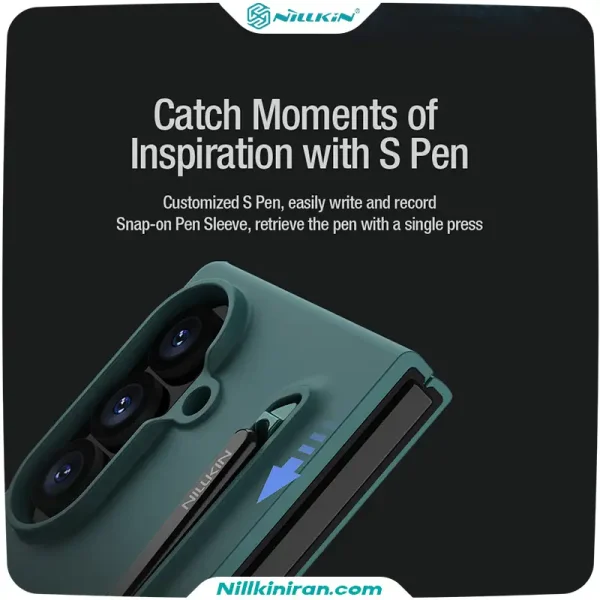قاب نیلکین سامسونگ Samsung Galaxy Z Fold 8 Ultra مدل Flex Pure Fold S-Pen Version با قلم