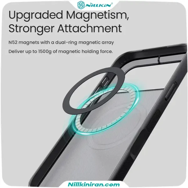 قاب نیلکین آیفون iPhone 18 Pro Max مدل Super Frosted Shield Pro Magnetic
