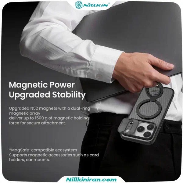 قاب نیلکین آیفون iPhone 18 Pro مدل CamShield Pro Magnetic