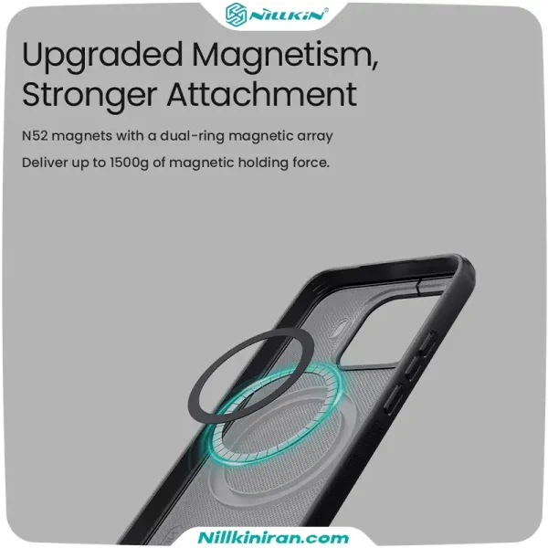قاب نیلکین شیائومی Xiaomi 17T Pro مدل Super Frosted Shield Pro Magnetic