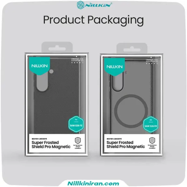 قاب نیلکین سامسونگ Samsung S26 FE مدل Super Frosted Shield Pro Magnetic
