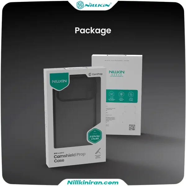 قاب نیلکین آیفون iPhone 18 Pro Max مدل CamShield Prop Lens Guard