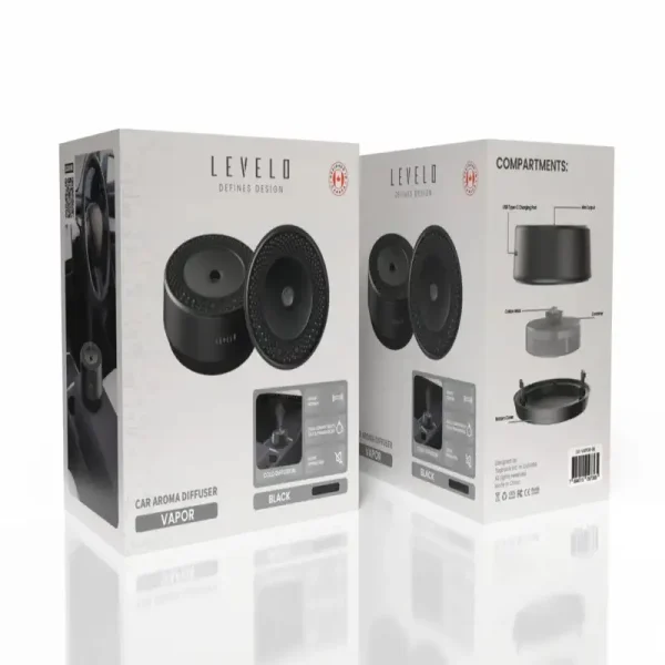 خوشبوکننده هوشمند خودرو لولو مدل Levelo Vapor ظرفیت 400 میلی آمپر