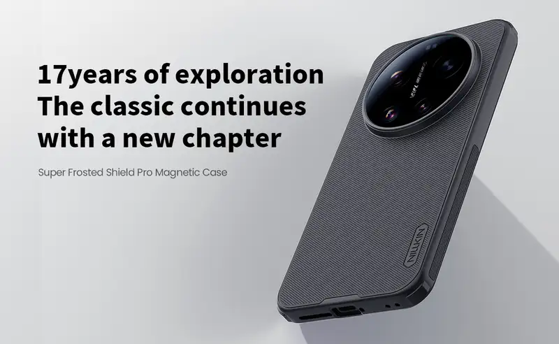 قاب نیلکین شیائومی Xiaomi 17 Ultra مدل Super Frosted Shield Pro Magnetic مات و شفاف