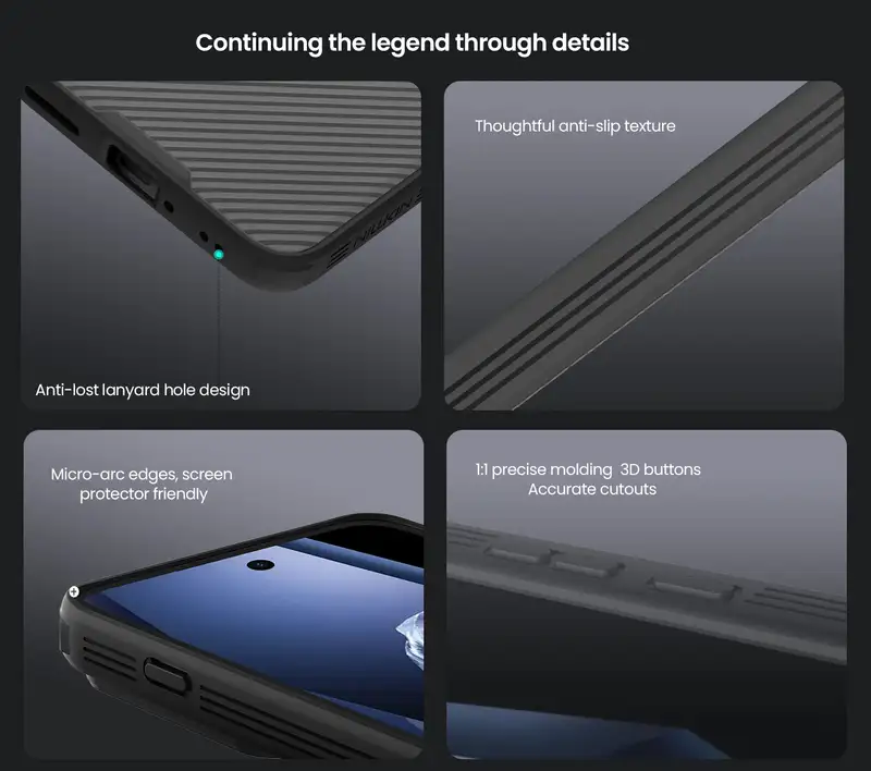قاب نیلکین وان پلاس OnePlus 15R / Ace 6 / Ace 6T مدل CamShield Pro شفاف 