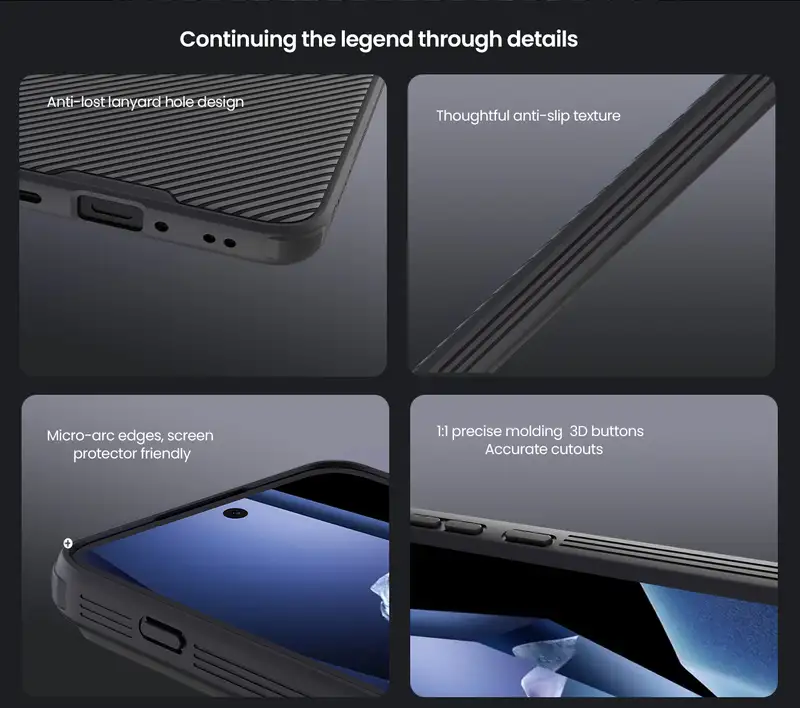 قاب نیلکین وان پلاس OnePlus 15R / Ace 6T / Ace 6 مدل CamShield Pro