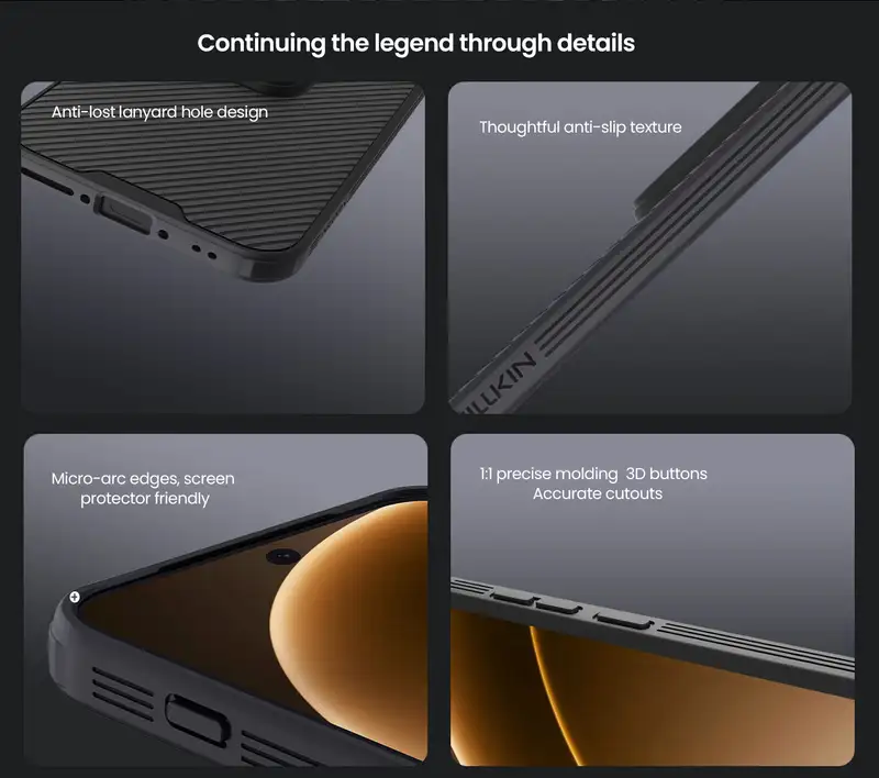 قاب نیلکین وان پلاس Oneplus 15 مدل CamShield Pro با محافظ لنز