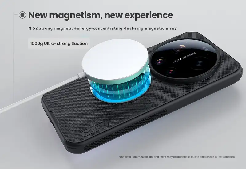 قاب نیلکین شیائومی Xiaomi 17 Ultra مدل Super Frosted Shield Pro Magnetic مات و شفاف