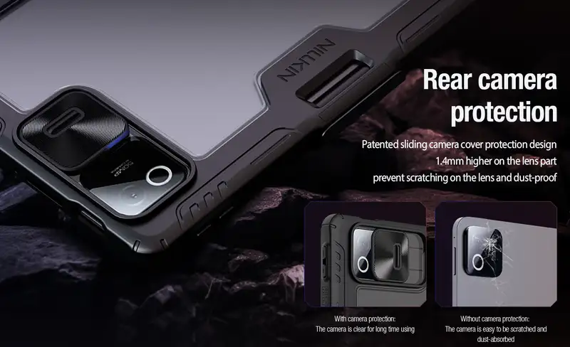 قاب نیلکین تبلت شیائومی Xiaomi Pad 8 Pro مدل Bumper Leather Case Pro