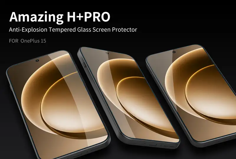 گلس نیلکین وان پلاس Oneplus 15 مدل Amazing H+ Pro 