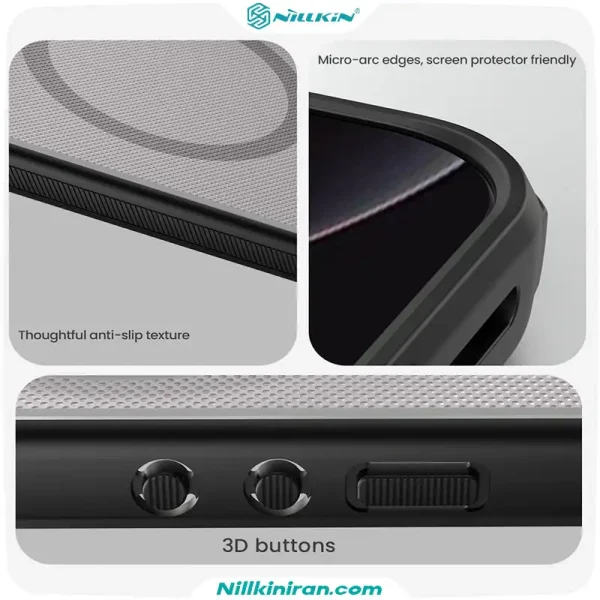 قاب نیلکین شیائومی Xiaomi 17 Ultra مدل Super Frosted Shield Pro Magnetic مات و شفاف