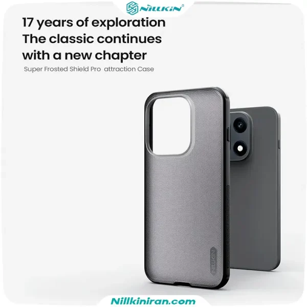 قاب نیلکین وان پلاس Oneplus 15 مدل Super Frosted Shield Pro شفاف