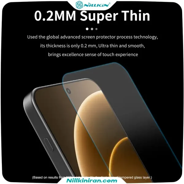گلس نیلکین وان پلاس Oneplus 15 مدل Amazing H+ Pro