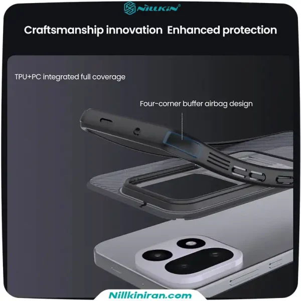 قاب نیلکین وان پلاس Oneplus 15 مدل CamShield Pro Clear version