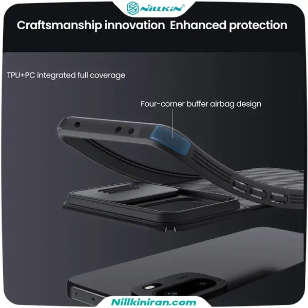 قاب نیلکین وان پلاس OnePlus 15R / Ace 6T / Ace 6 مدل CamShield Pro