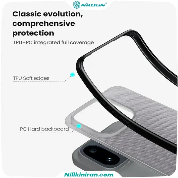 قاب نیلکین وان پلاس Oneplus 15 مدل Super Frosted Shield Pro شفاف