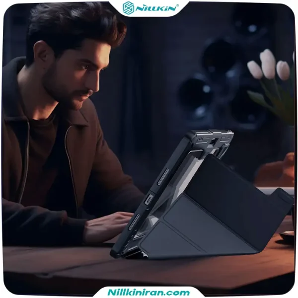 قاب نیلکین تبلت شیائومی Xiaomi Pad 8 Pro مدل Bumper Leather Case Pro