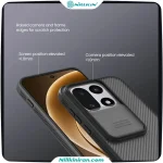 قاب نیلکین وان پلاس Oneplus 15 مدل CamShield Pro Clear version