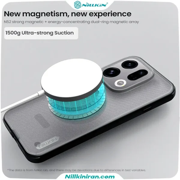 قاب نیلکین اوپو OPPO Find X9 مدل Super Frosted Shield Pro Magnetic