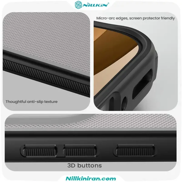 قاب نیلکین وان پلاس Oneplus 15 مدل Super Frosted Shield Pro شفاف