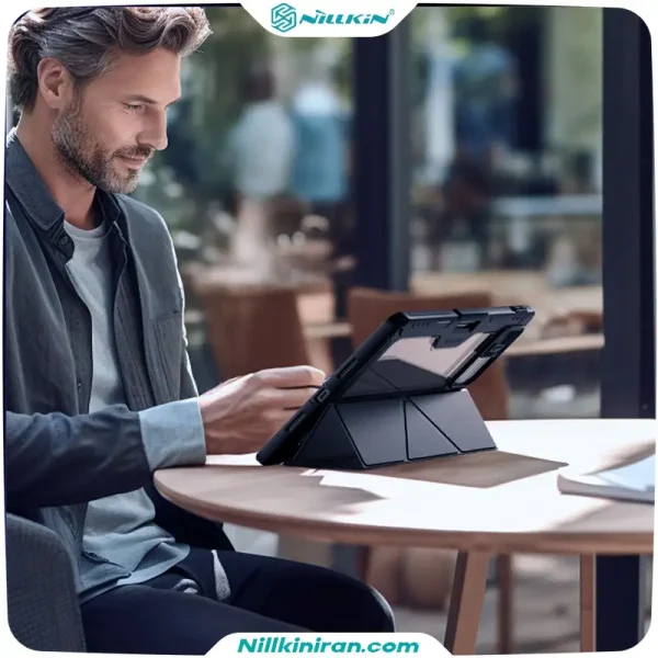 قاب نیلکین تبلت شیائومی Xiaomi Pad 8 Pro مدل Bumper Leather Case Pro