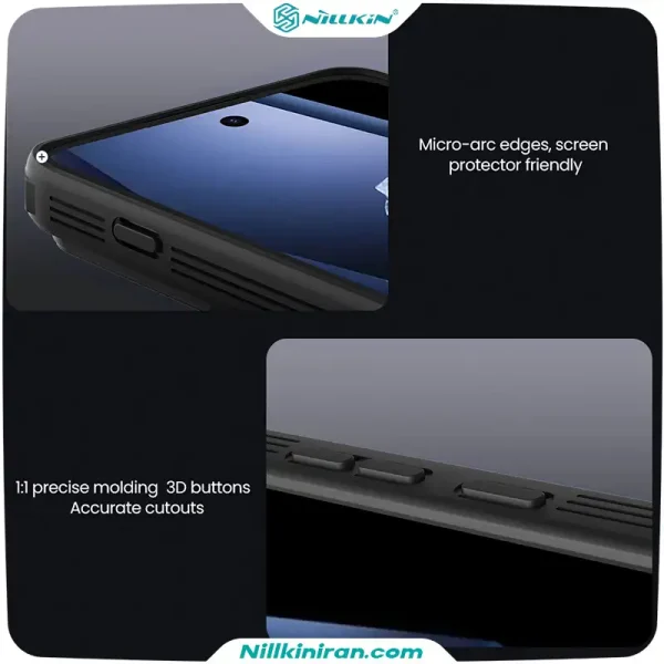 قاب نیلکین وان پلاس OnePlus 15R / Ace 6 / Ace 6T مدل CamShield Pro شفاف