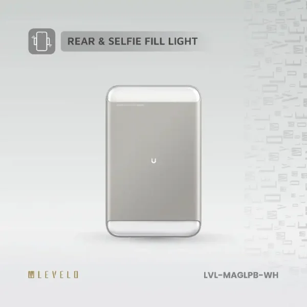 پاور بانک و چراغ سلفی لولو مدل MagLight ظرفیت 8000 میلی آمپر