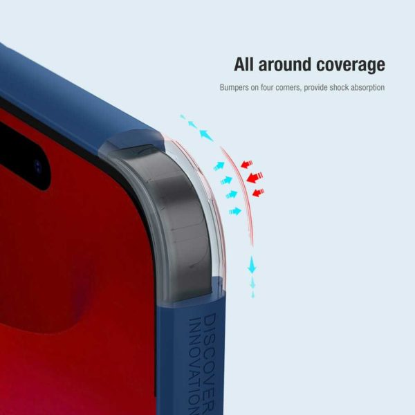 قاب-iphone-15-نیلکین-مدل-super-frosted-shield-pro