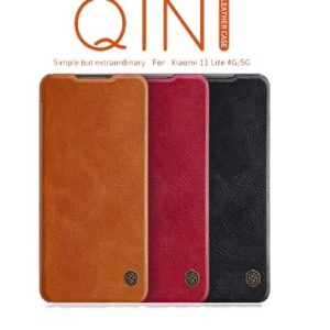 کیف چرم شیائومی Nillkin Qin Xiaomi Mi 11 Lite