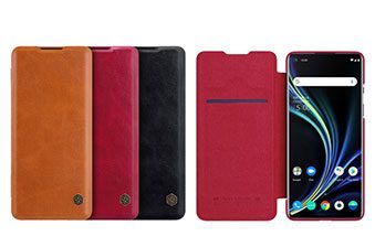 کیف چرم نیلکین Nillkin Qin Series Leather case for Oneplus 8